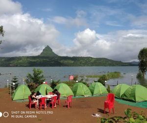 Sunset Pawana Lake Camping