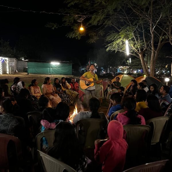 triangle tent camping pawna lake1