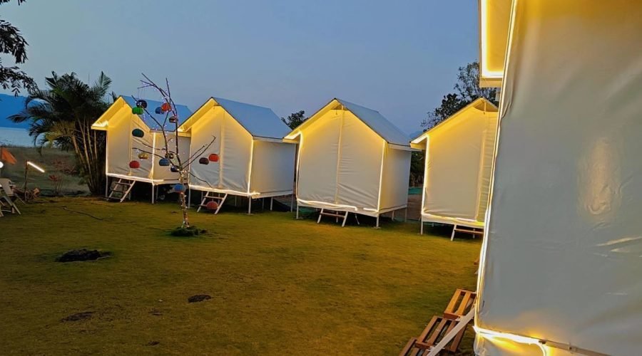 triangle tent camping pawna lake7